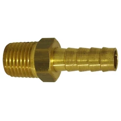 Espigão fixo macho rosca 1/4pol p/ mangueira 5/16pol Arcom