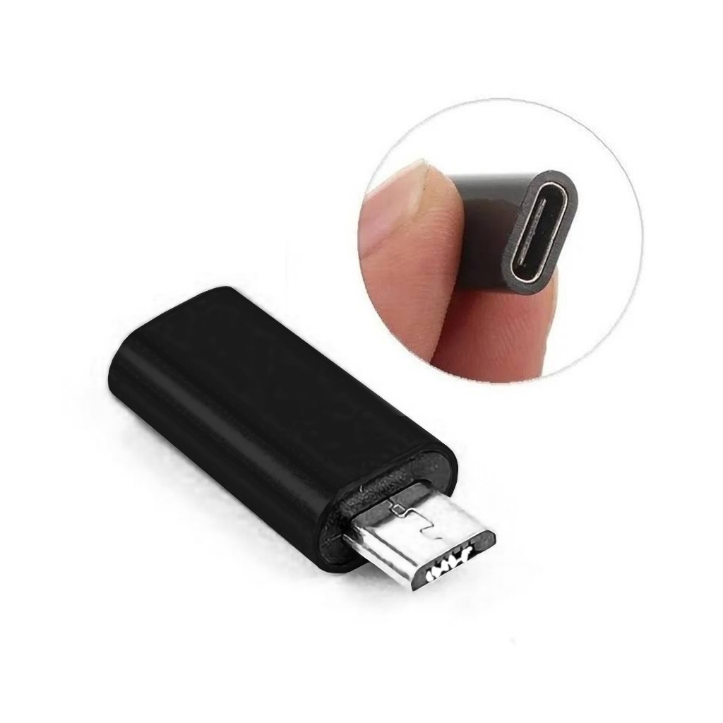 Adaptador OTG Conversor Micro USB V8 Para Tipo-C - RE-207 em Oferta na Shopee