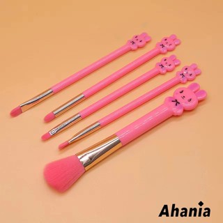 Ahania Kit 5 Pincéis De Maquiagem Formato Coelhinho em Oferta na Shopee