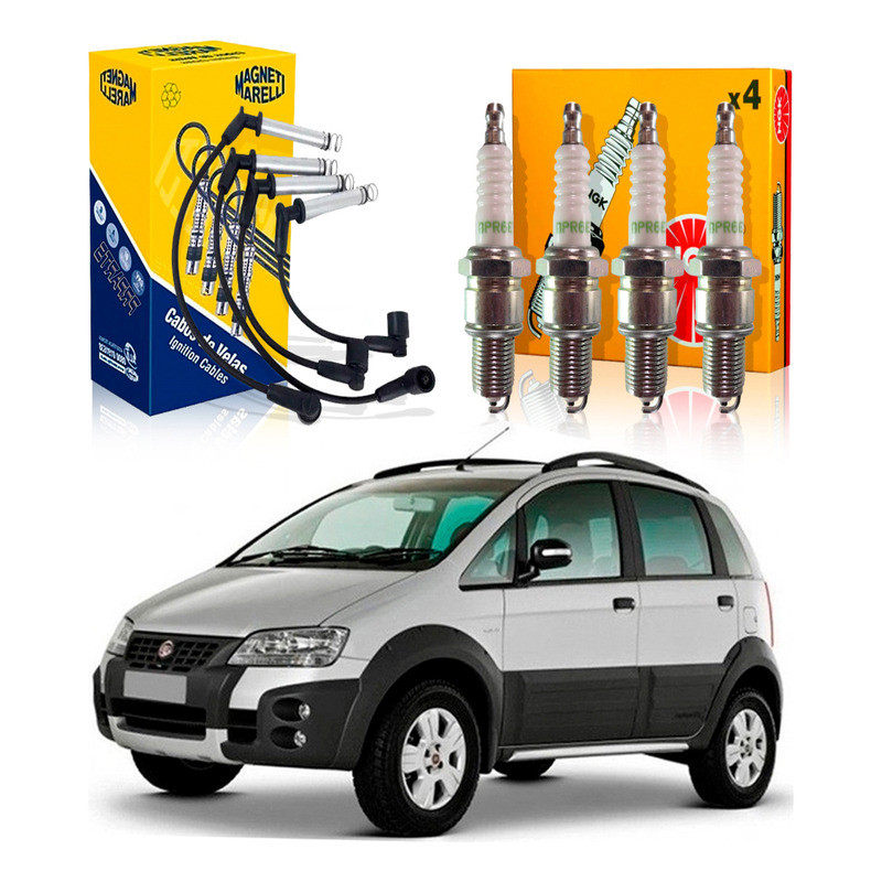 Kit Vela Ngk Cabo Idea Adventure 1.8 8v 2006 A 2009 - Spare Parts and Accessories for Vehicles