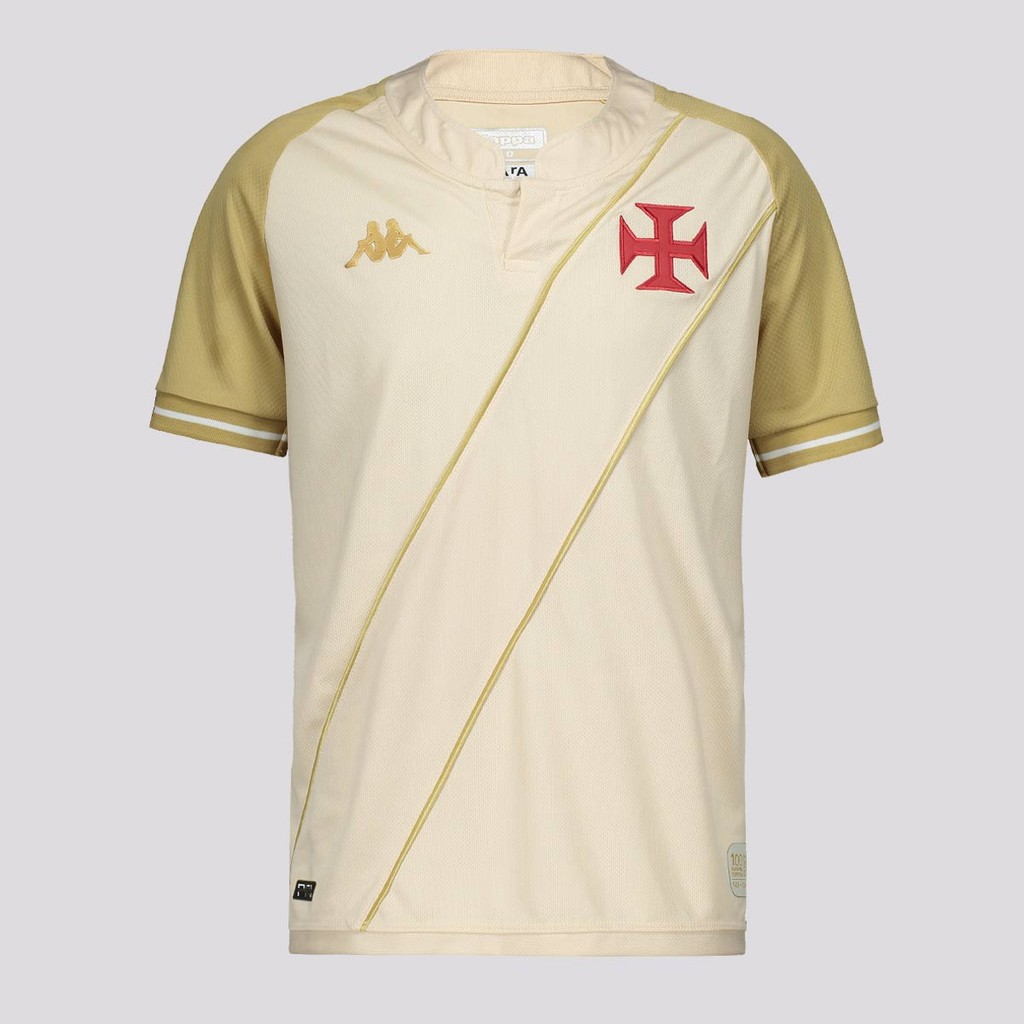 Camisa Kappa Vasco III 2024 Infantil em Oferta na Shopee