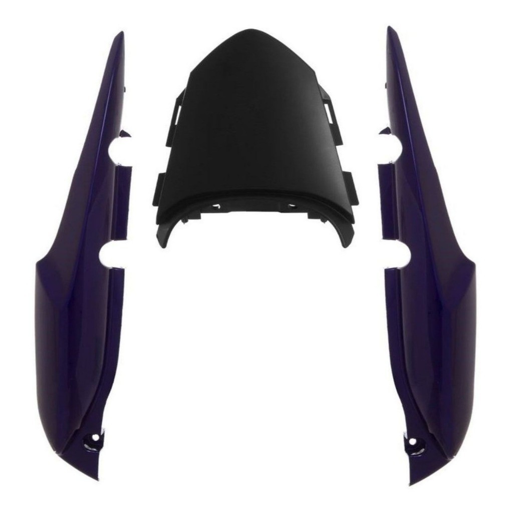 Rabeta Compatível com Moto Titan 150 EX 2012 Cor Roxo Metálico ABS 100% Virgem