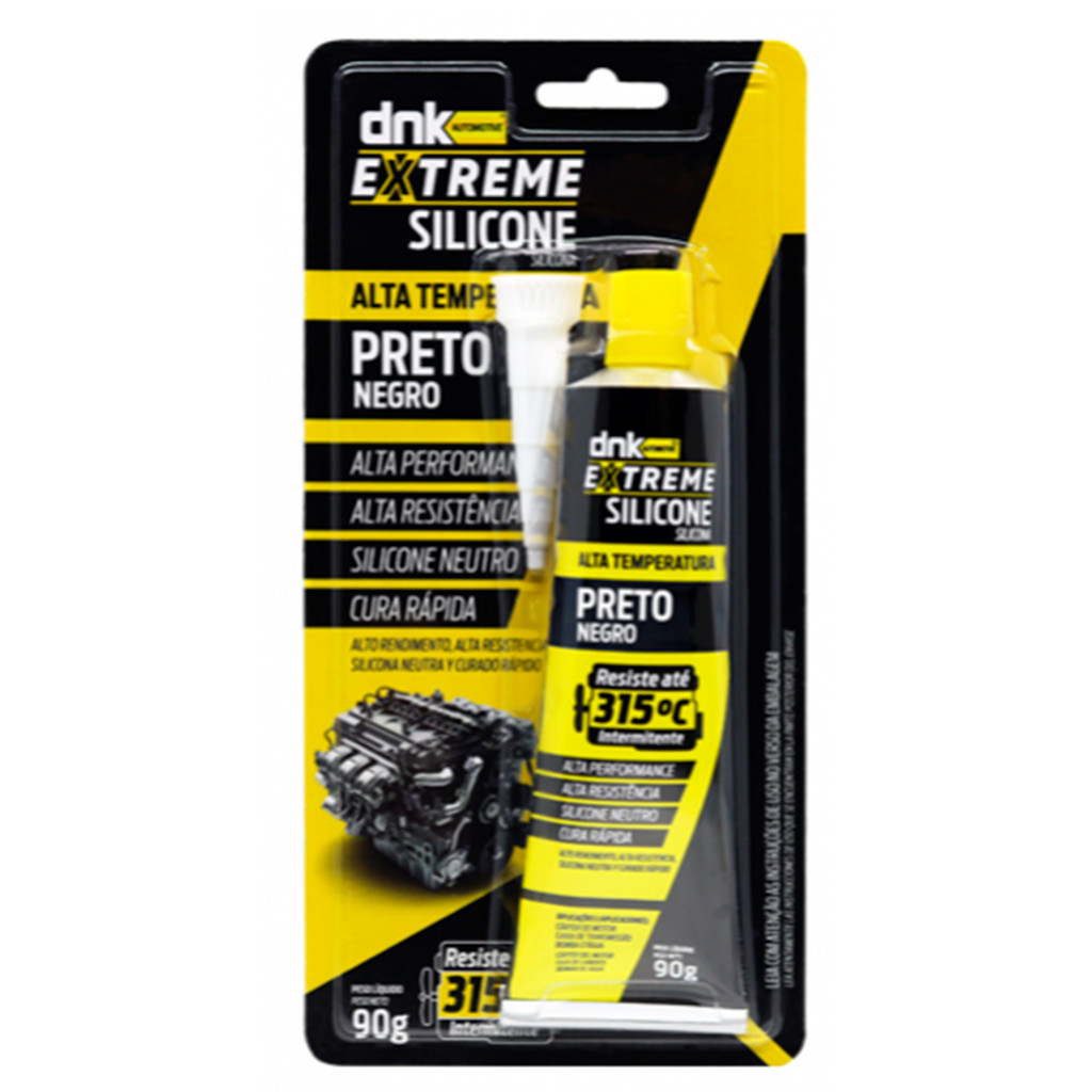 Silicone Alta Temperatura Preto 90g em Oferta na Shopee