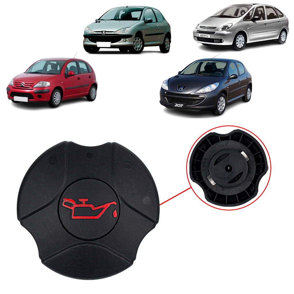 Tampa de Óleo motor Peugeot 106 206 207 208 hoggar partner 91 A 17 Citroën Aircross 1.5 8V 15 A 20 C3 1.4 8V 02 A 12 em Oferta na Shopee