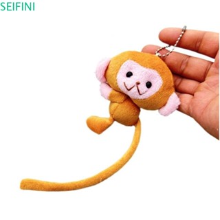 Chaveiro De Boneca De Macaco SEIFINI , Pingente De Pelúcia De Cauda Longa , Brinquedo Desenho Animado Macia em Oferta na Shopee