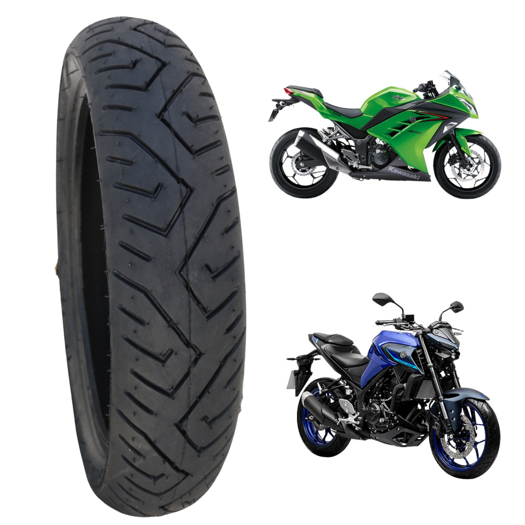 Pneu Traseiro Sport 130/70 Aro 17 Highway Moto CB 250 Twister CBR 250 R Ninja 300 ABS Inazuma 62 S