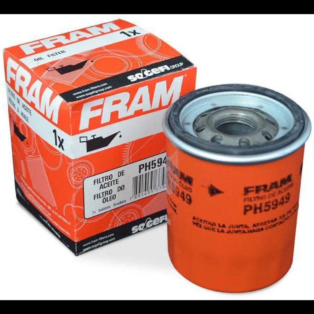 Filtro óleo Fiat Palio Weekend 2000 a 2020 Fram PH5949 em Oferta na Shopee