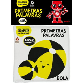 Meu Primeiro Livrinho Contraste de Banho - Primeiras Palavras em Oferta na Shopee