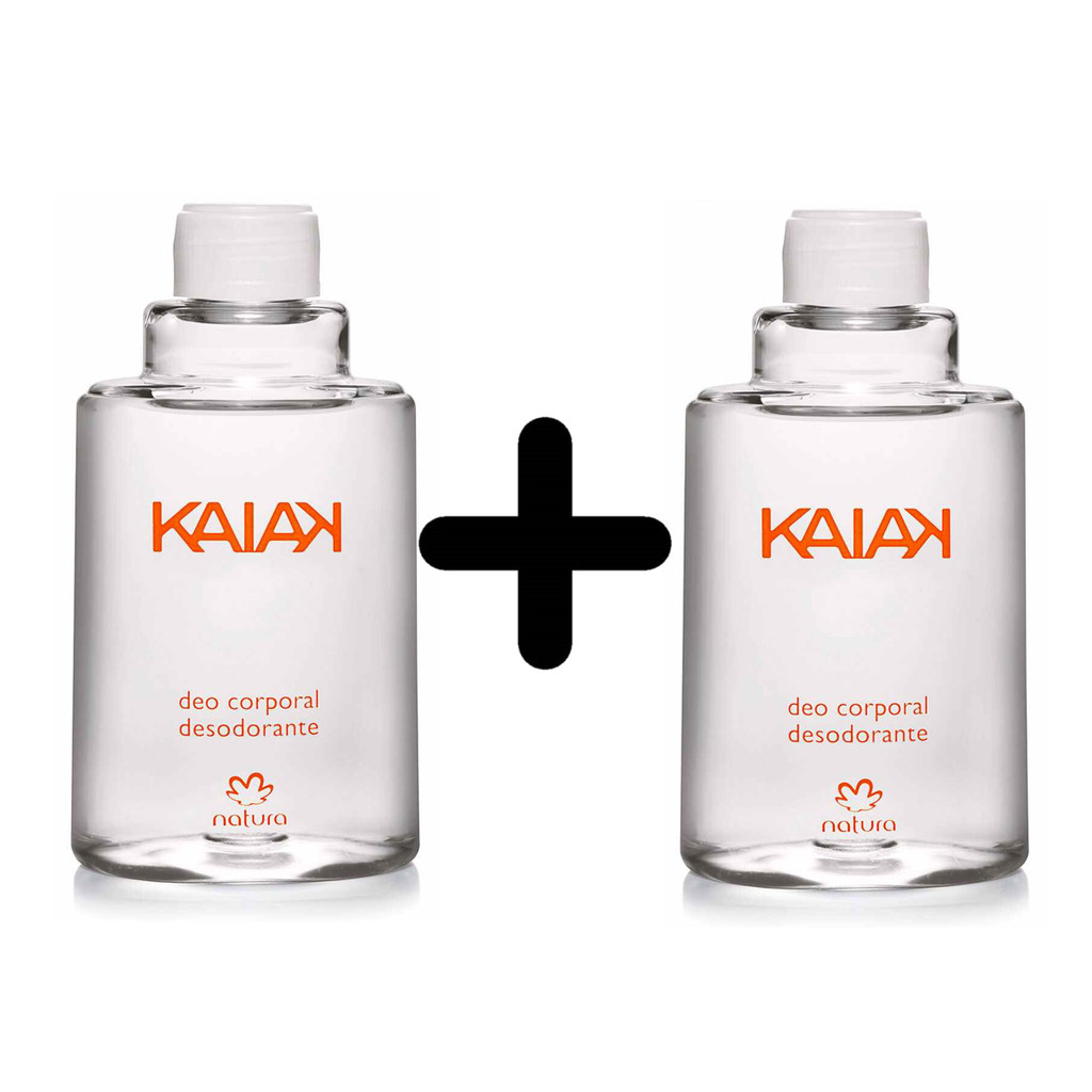KIT 2 UNIDADES Refil Desodorante Corporal Kaiak Feminino - 100 ml