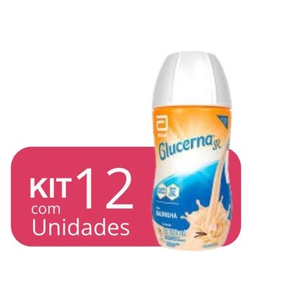 Kit 12 Unidades Glucerna SR Sabor Baunilha 200ml
