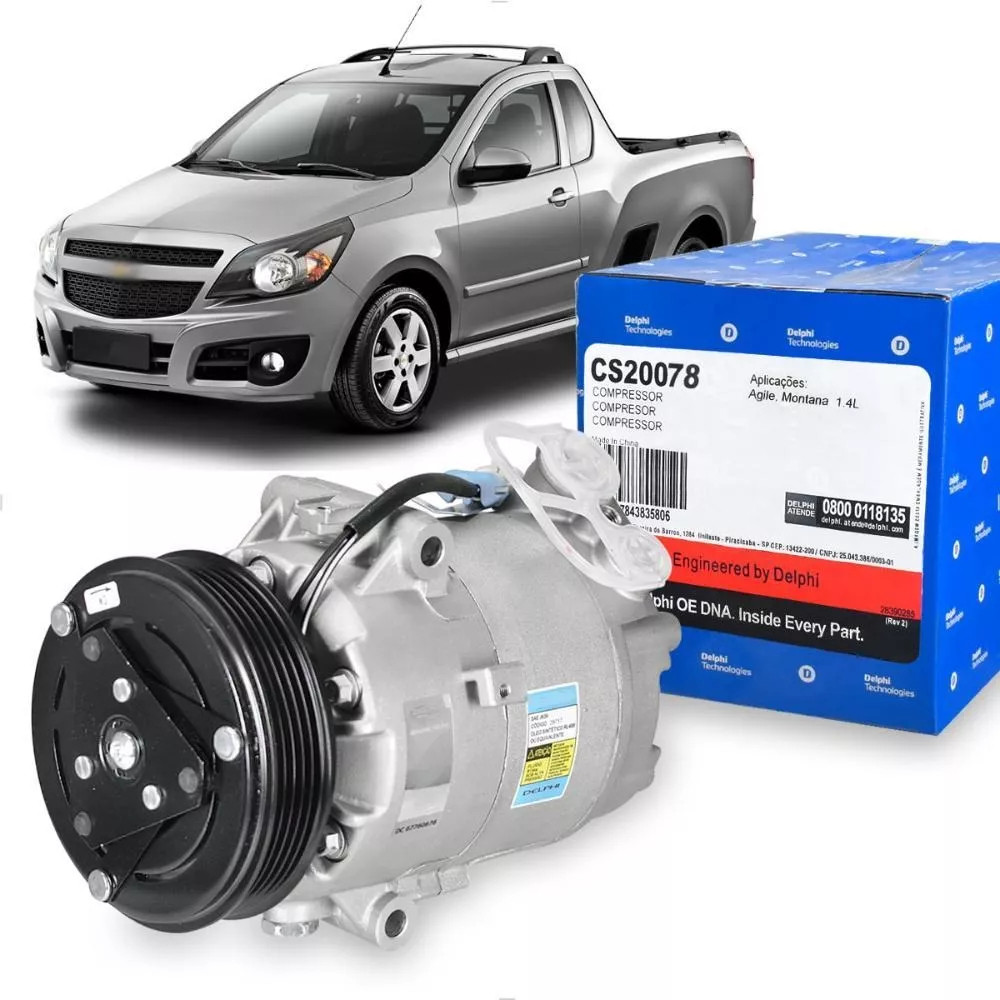 Compressor Ar Montana 1.4 5pk 10 A 2021 Original Delphi