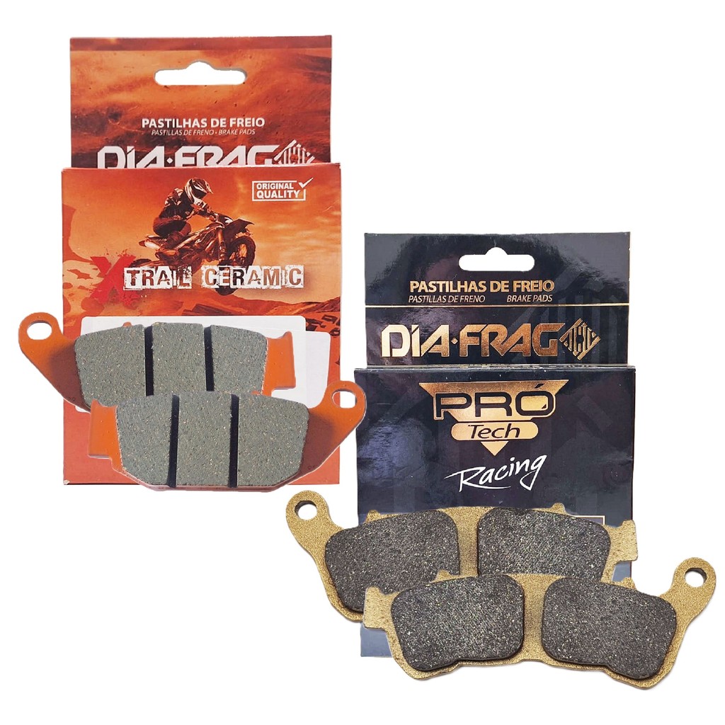Detalhes do Kit Pastilhas de Freio Cb 300f Twister Combi Brake Diafrag (Cerâmica + Metálica)