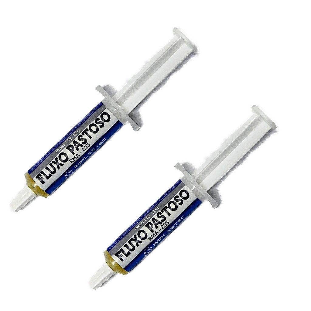 2 x Seringa de 10G de  Fluxo Pastoso   Implastec Rm-223