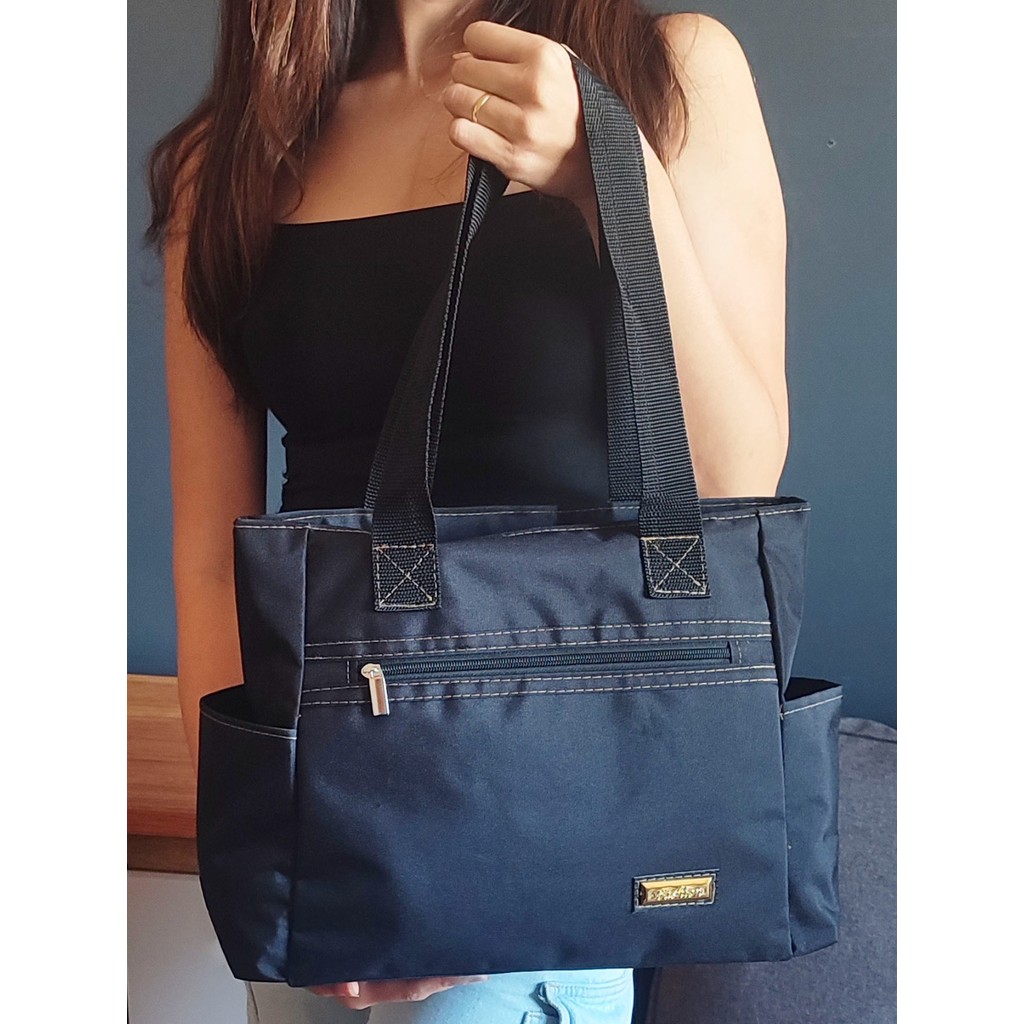 Bolsa Feminina Grande De Ombro De Lado para Faculdade Trabalho Passeio em Oferta na Shopee