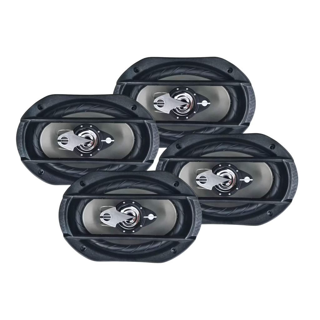 Kit c/ 4 Alto-Falantes 6x9" Quadriaxial Leson LS69 400W p/ Compass 2LS6920CZ em Oferta na Shopee