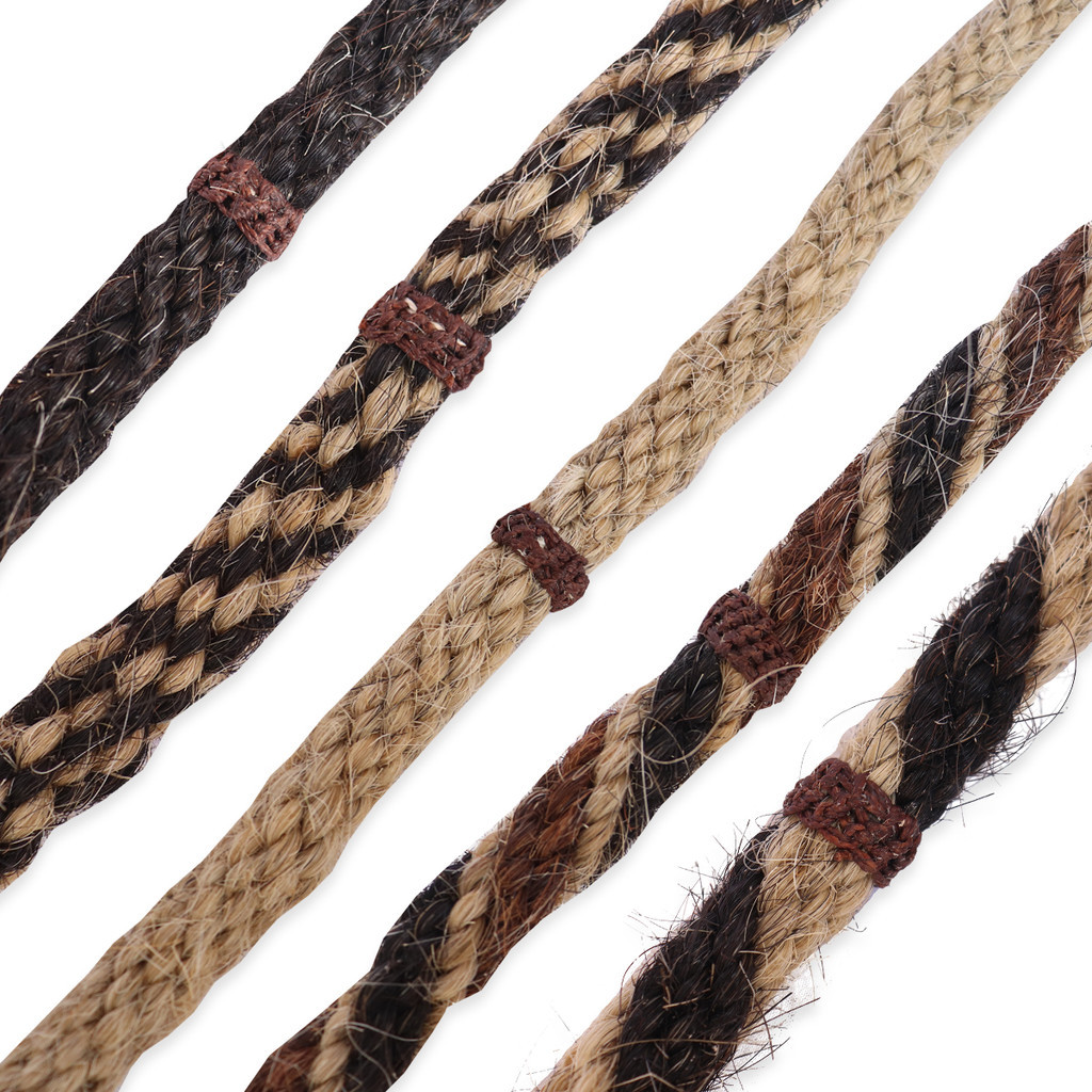 Rédea de crina cabelo para cavalo montaria com Biqueira Sola