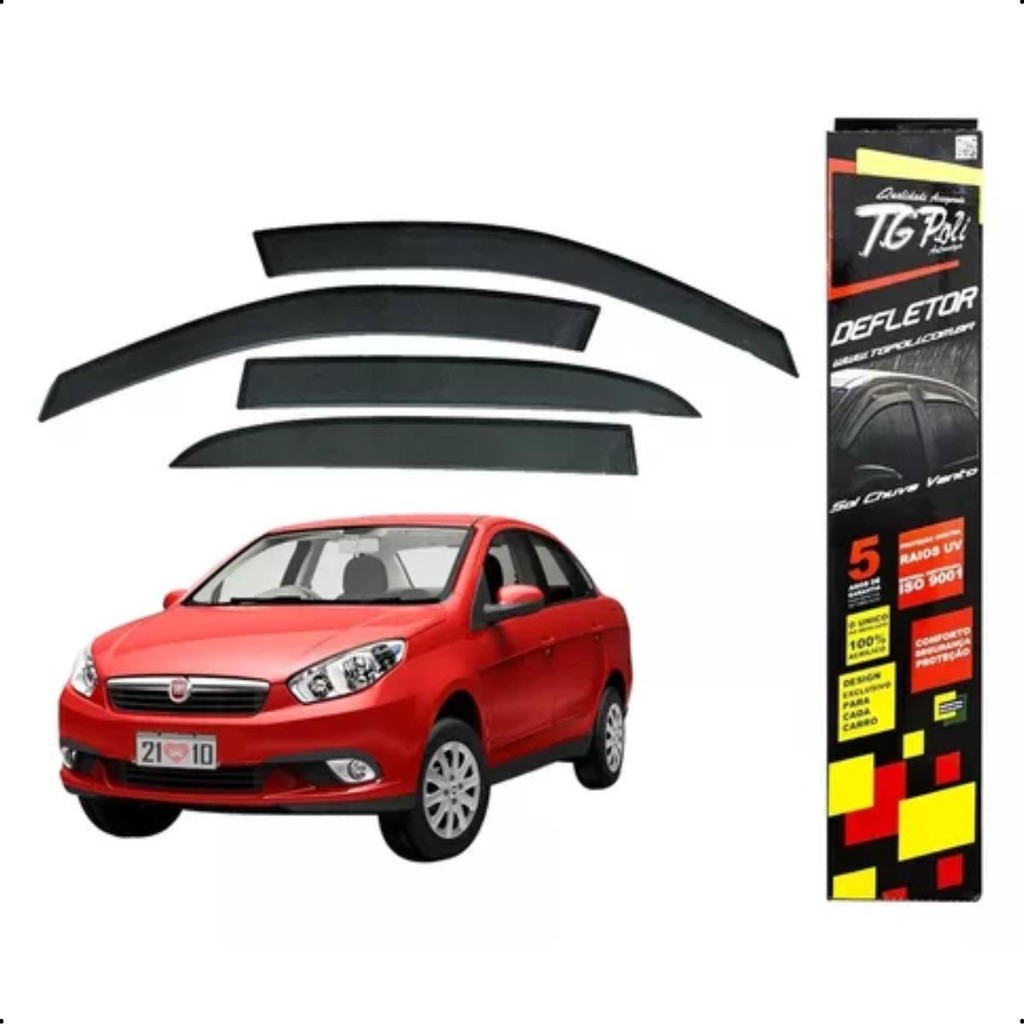 Calha de Chuva TG Poli Grand Siena 12/18 4 Portas em Oferta na Shopee