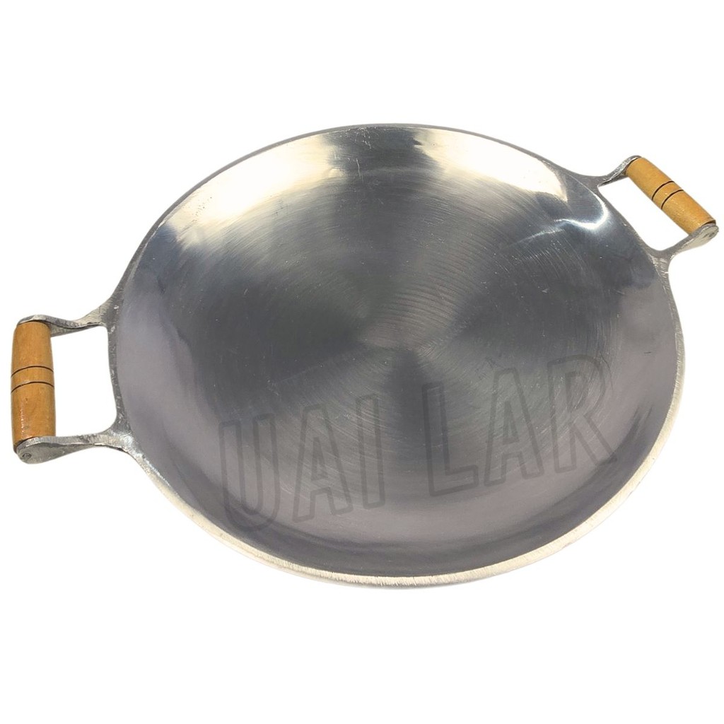Chapa Disco arado 40 cm alumínio batido fundido Para Bife Macarrão reforçada