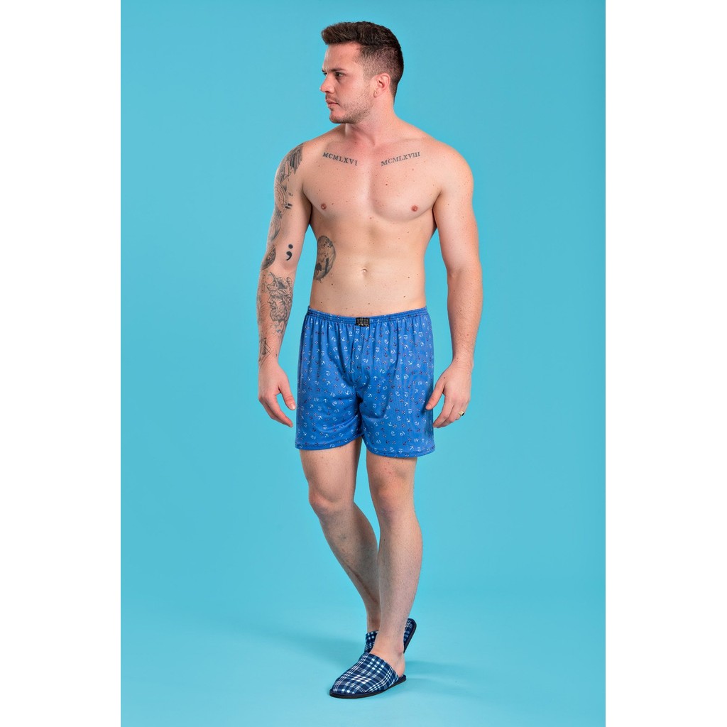 Short Samba Canção Marinheiro - Verão Confortável