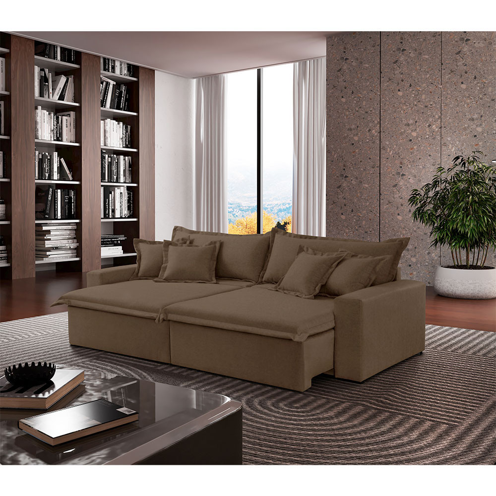 Sofá Montreal Veludo 02 Módulos de 90cm B25cm Meu Sofá Online