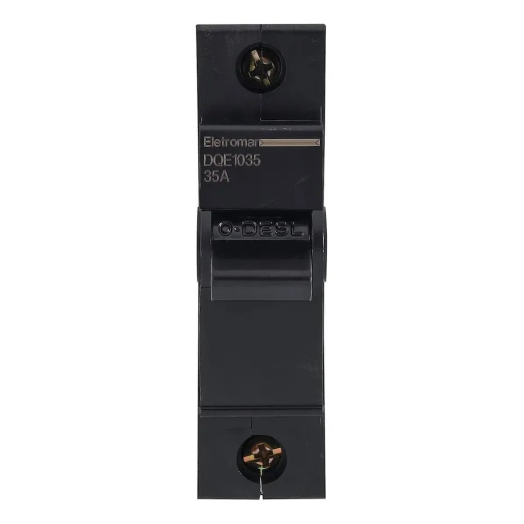 Kit 3 Disjuntor Unipolar Nema Preto 1x35A Eletromar