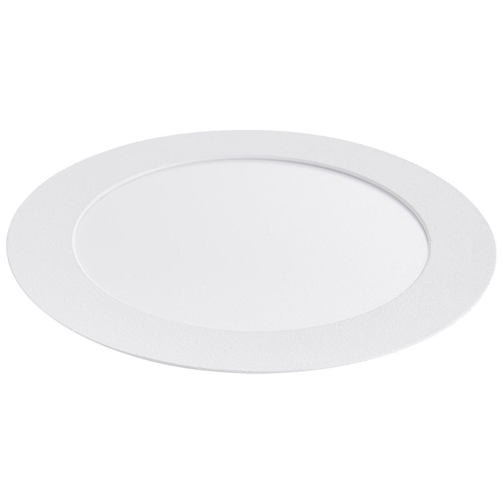 Plafon Branco Redondo de Embutir em LED 24W 4000K (520,0044) - Noll Led