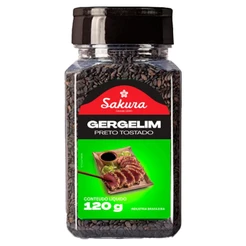 Gergelim Tostado Preto Sakura Em Pote Pet 120G