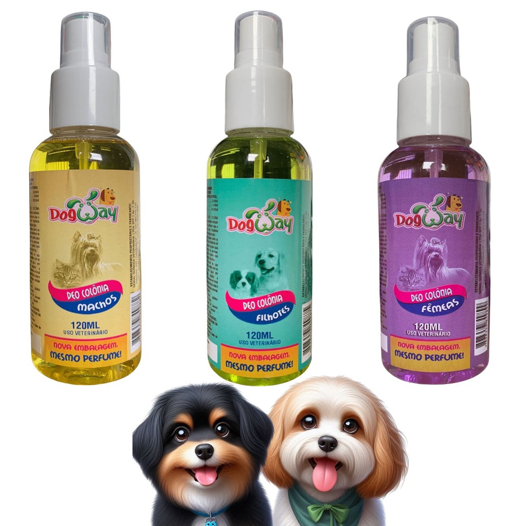 Perfume Pet Shop Cão Gato 120ml DogWay Banho Tosa Animal em Oferta na Shopee