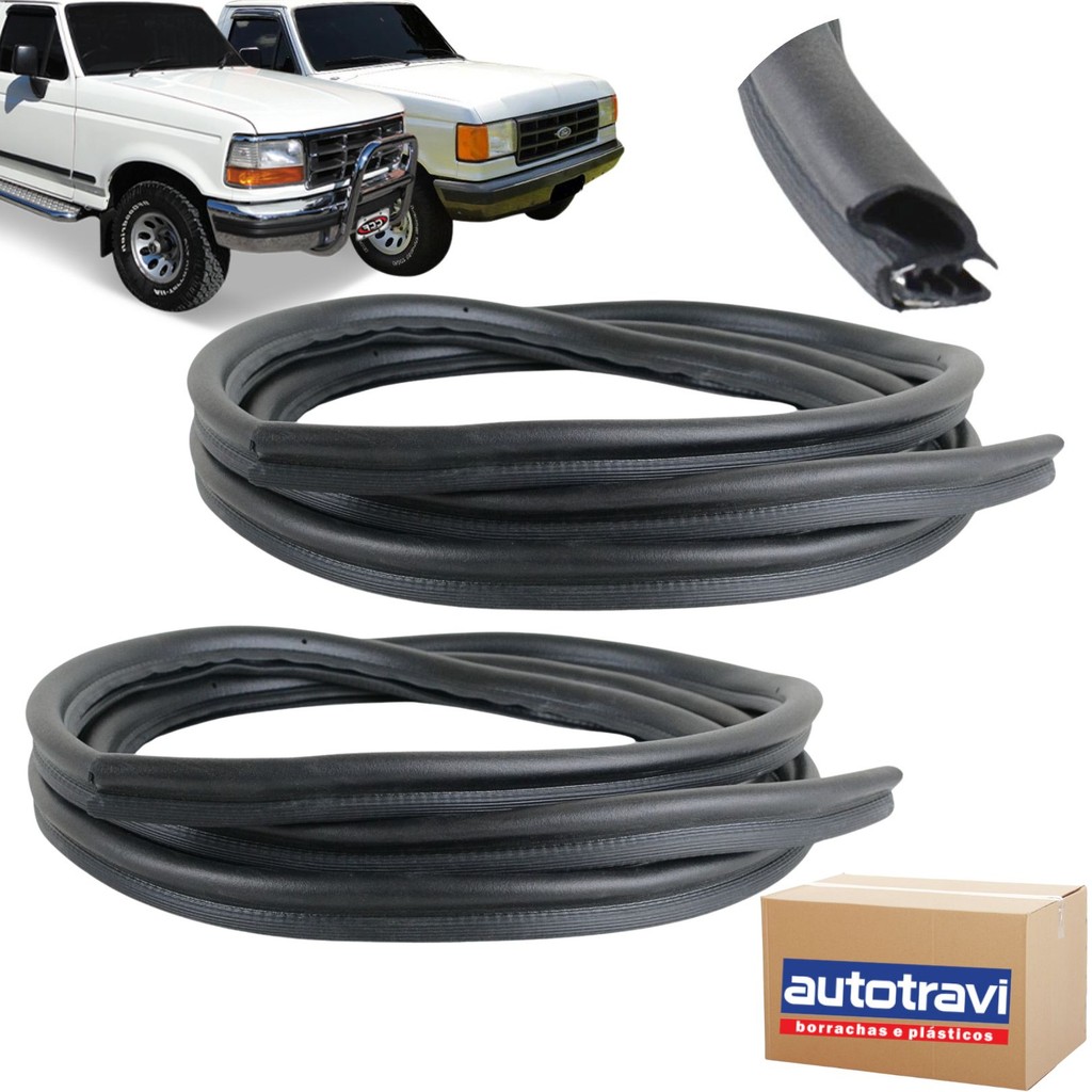 Par Borracha da Porta para Ford F1000 / F4000 - 1994 a 2005 - Spare Parts and Accessories for Vehicles