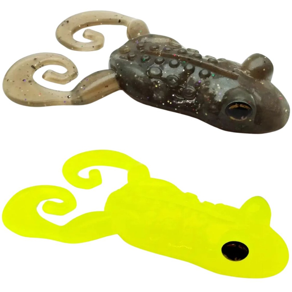 Isca Soft Monster 3X Frog Tail Frog 9cm 2unid