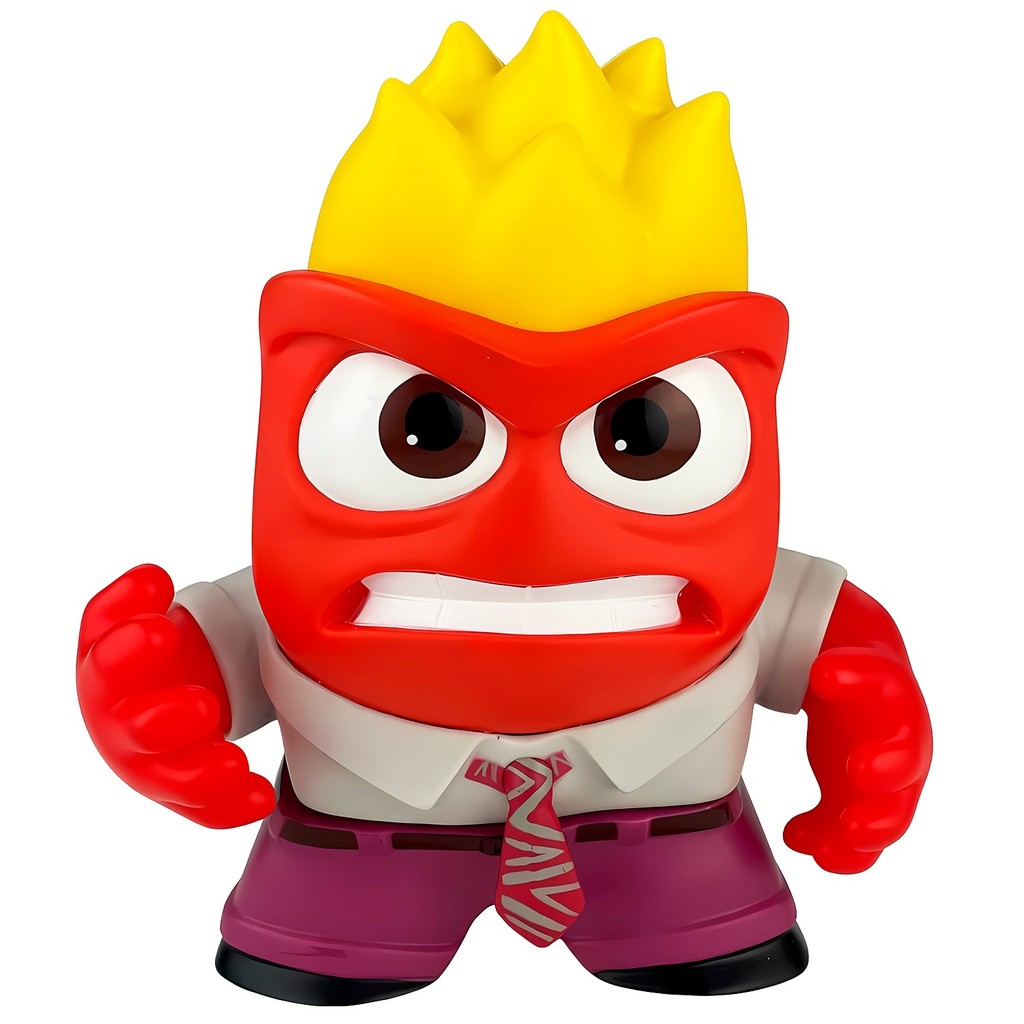 Boneco Raiva Figura De Ação Divertidamente 2 Infantil 16 Cm Colecionável Na Box - Líder Brinquedos
