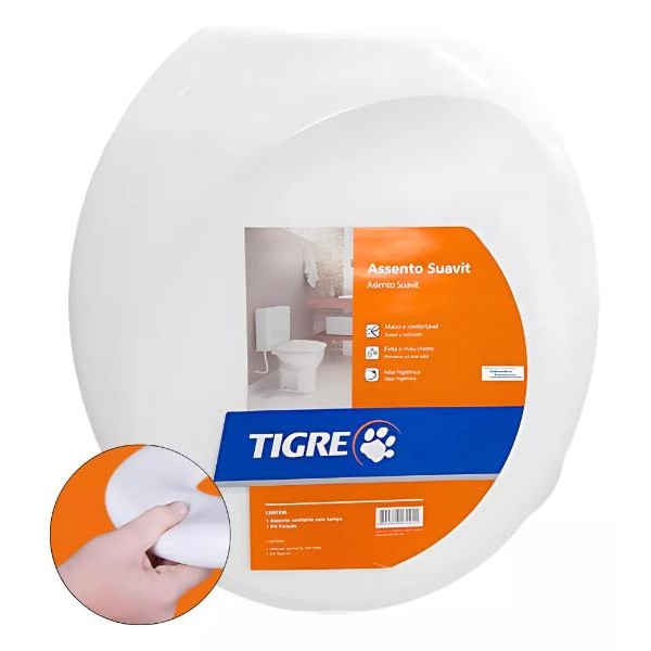 Assento Sanit. Suavit Branco Tigre At