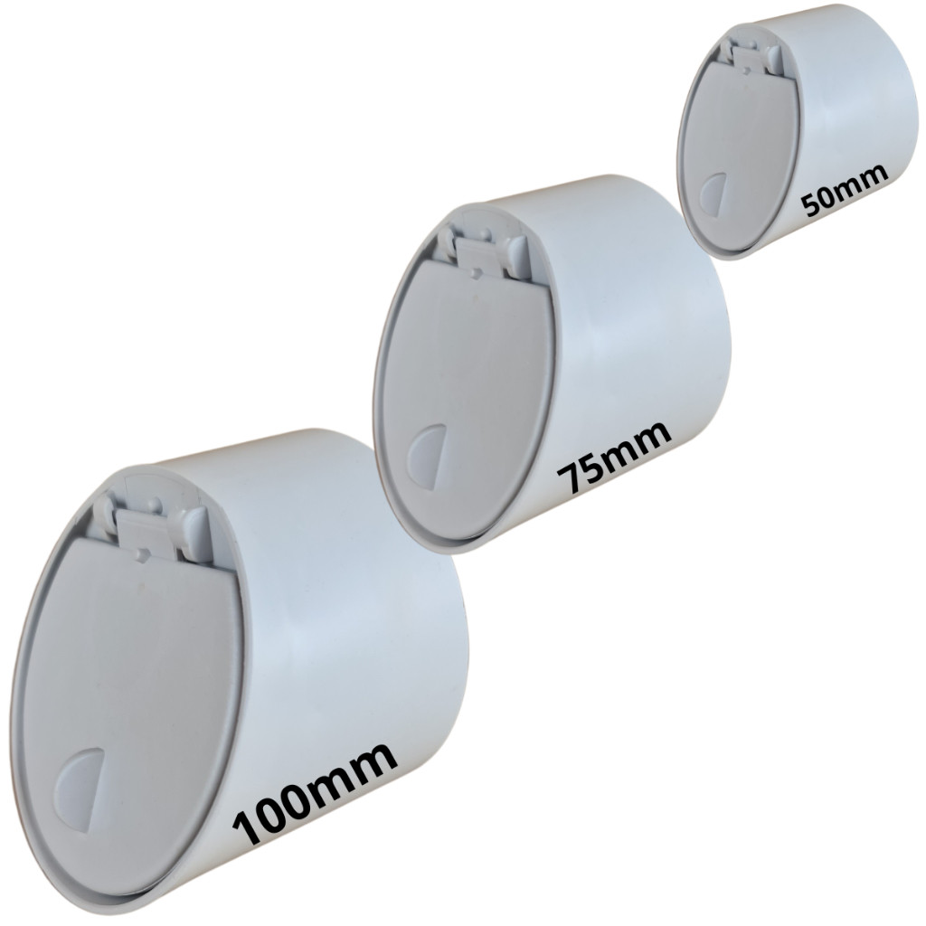 Válvula de Retenção Esgoto Branca 100mm 75mm 50mm 40mm em Oferta na Shopee