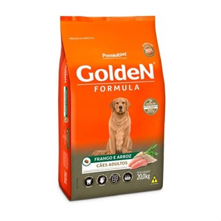 Ração Premier Pet Golden Cães Adultos Frango e Arroz 20kg em Oferta na Shopee