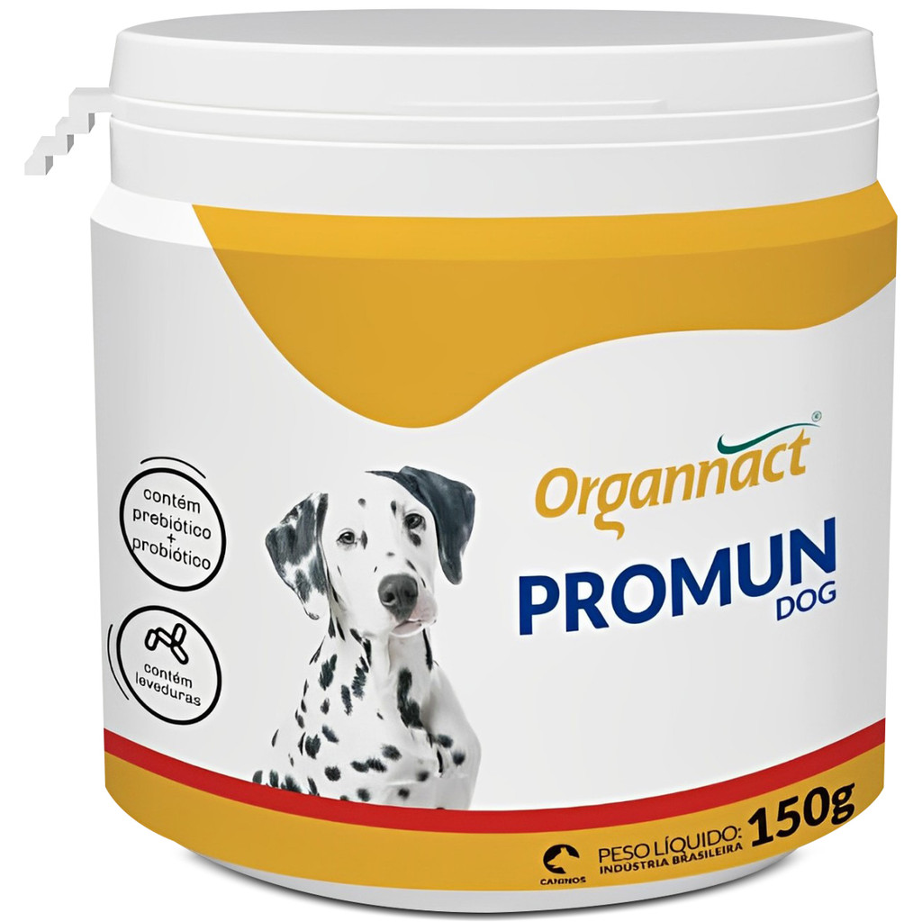 Suplemento Vitamínico Organnact Promun Dog 150g para Cães em Oferta na Shopee