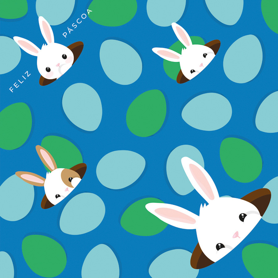 Saco Express 35x35cm para Ovos de 250g a 350g - Coelhinho Sai da Toca Azul - 5 unidades - Cromus - Rizzo em Oferta na Shopee