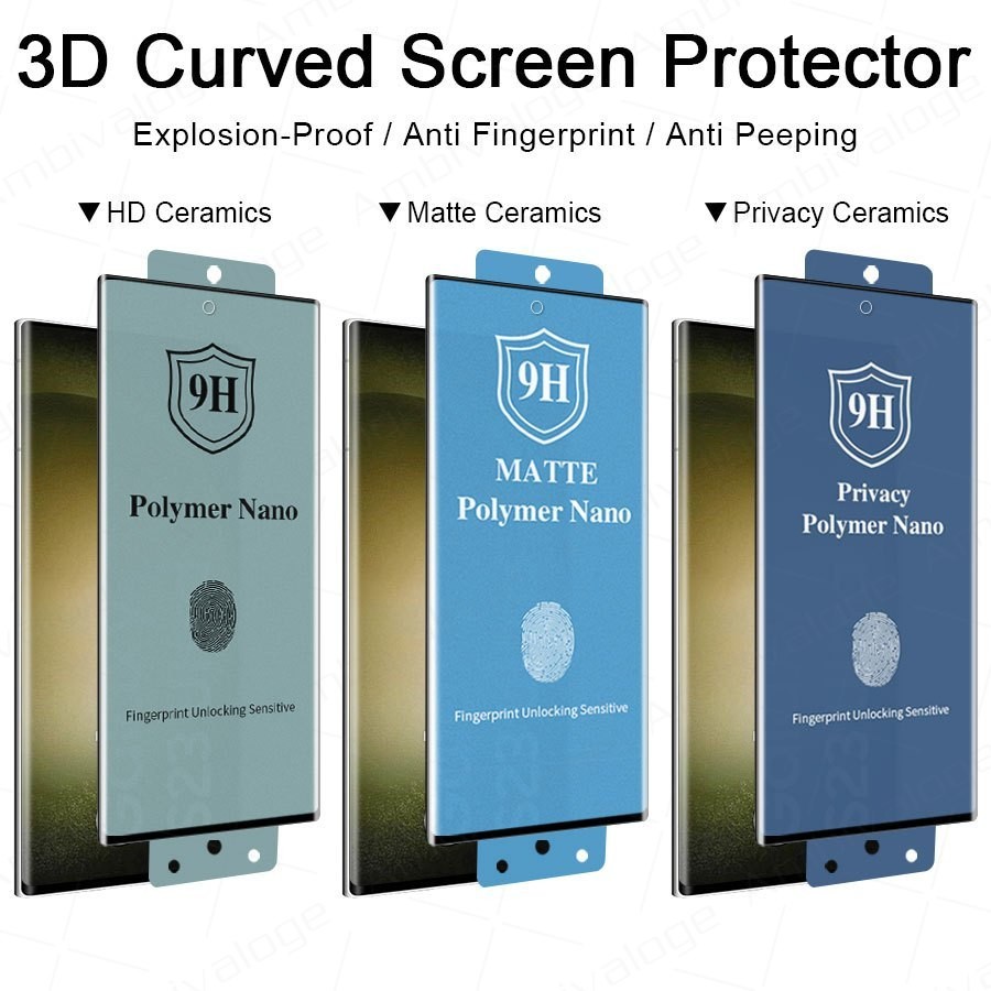 Película Cerâmica Fosca Privacidade Para Samsung Galaxy S8 S9 S10 S20 S21 S22 S23 S24 S25 S26 Note 8 9 10 20 Ultra