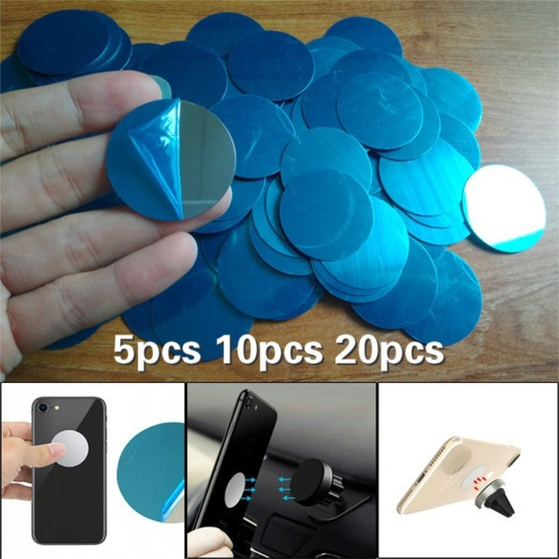 5/10/20 Pçs Substituição Placa De Metal Folha Ferro Para Montagem Magnética Carro Ímã GPS Suporte Do Telefone Móvel em Oferta na Shopee