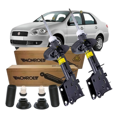 Amortecedores Dianteiros com kit Batente Coifa Coxim - Palio / Siena / Palio Weekend - Monroe Axios em Oferta na Shopee