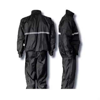 Conjunto Capa De Chuva Roupa Para Motoqueiros Ciclistas Impermeável Calça Jaqueta C/ Capuz - Abcshop em Oferta na Shopee