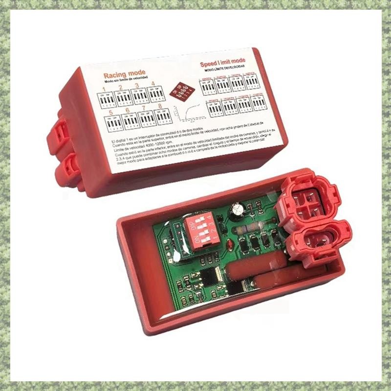(Qxcw) Interruptor De Ignição De Motocicleta De Corrida AC CDI De 6 Pinos Modificado CG125/GY6-125