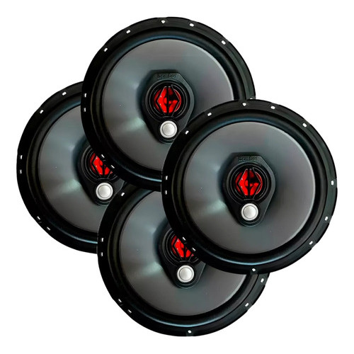 Kit 4 Alto Falante 6 Pol Bomber Bbr 200w Rms em Oferta na Shopee