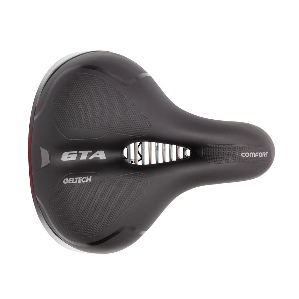 Selim Banco Bike Mtb Gta Comfort Gel Tech Refletor Com Elastomero