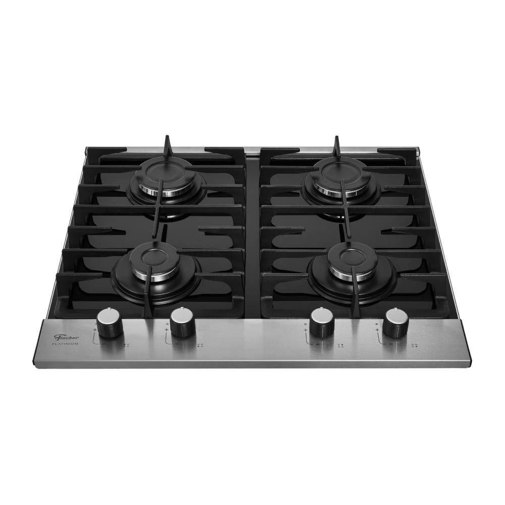 Cooktop Fischer Platinium 4 Bocas Vidro Preto Bivolt 33800-92121 em Oferta na Shopee