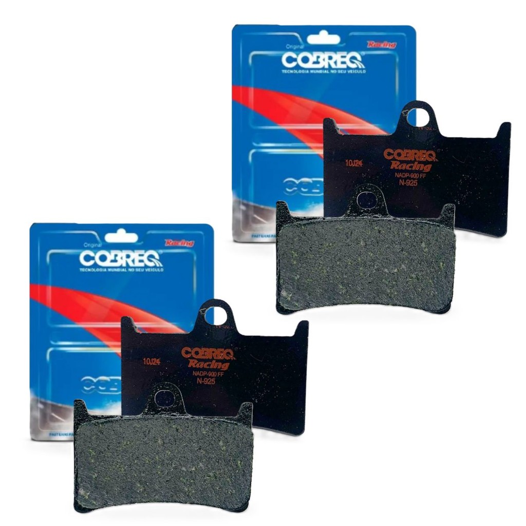 Kit Pastilhas Dianteiras Mt 01 / Mt 07 / Mt 09 850 / Yzf R6 Cobreq (Semimetálica) em Oferta na Shopee