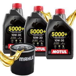 Troca de Óleo Cb 500x / Cb 500f / Cbr 500r Motul 5000+ 10w30 + Filtro