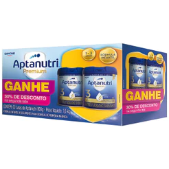 Kit Primeira Infância Aptanutri Premium 3 1-3 Anos 2 Unidades 800g