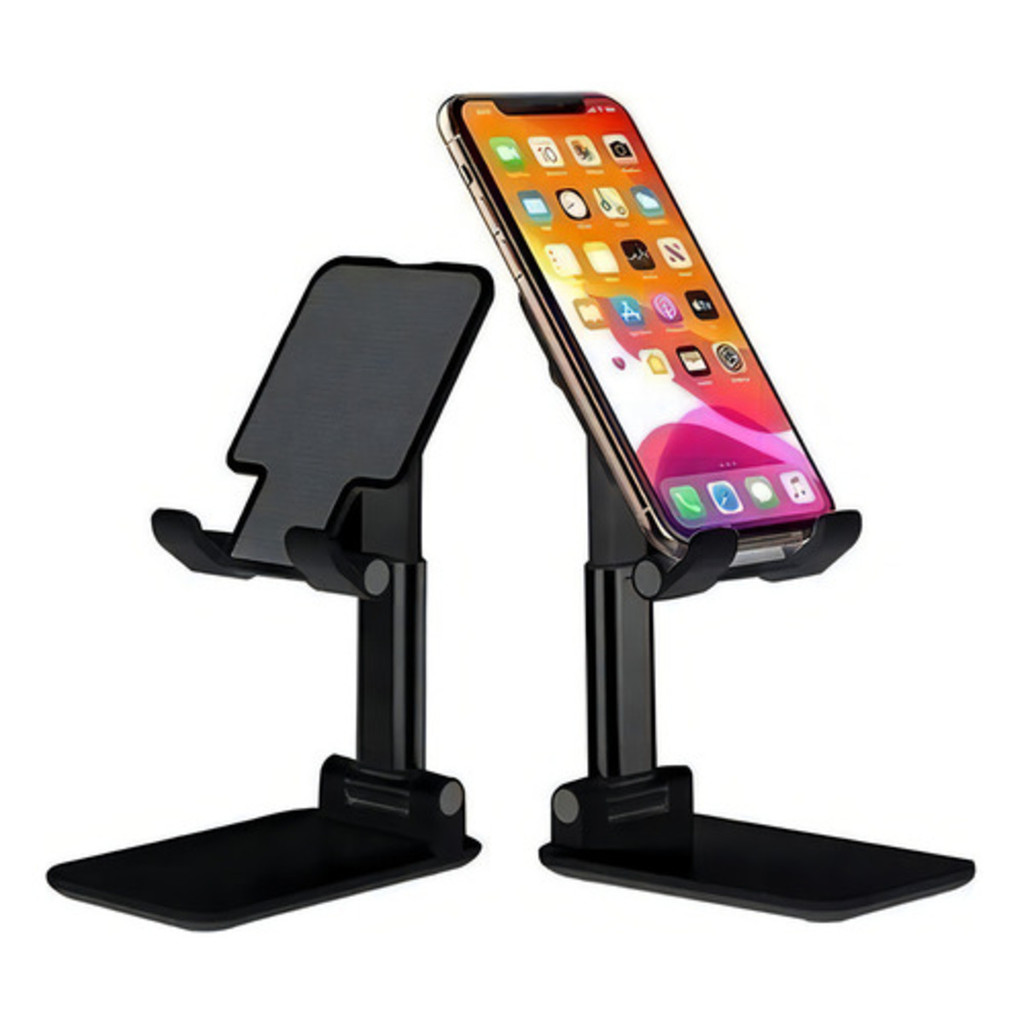 Suporte Dobrável Celular Tablet De Mesa Ajustável