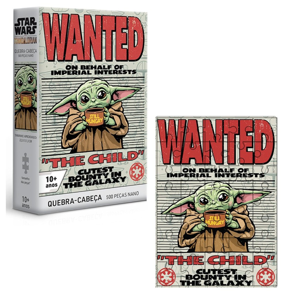 Quebra Cabeça Star Wars Fun The Child 500 Peças Nano 3297 - Toyster em Oferta na Shopee