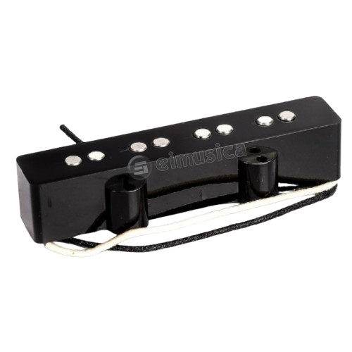 Captador para Contra-Baixo em Alnico Spirit - Modelo Para Jazz Bass Neckjba (Preto)